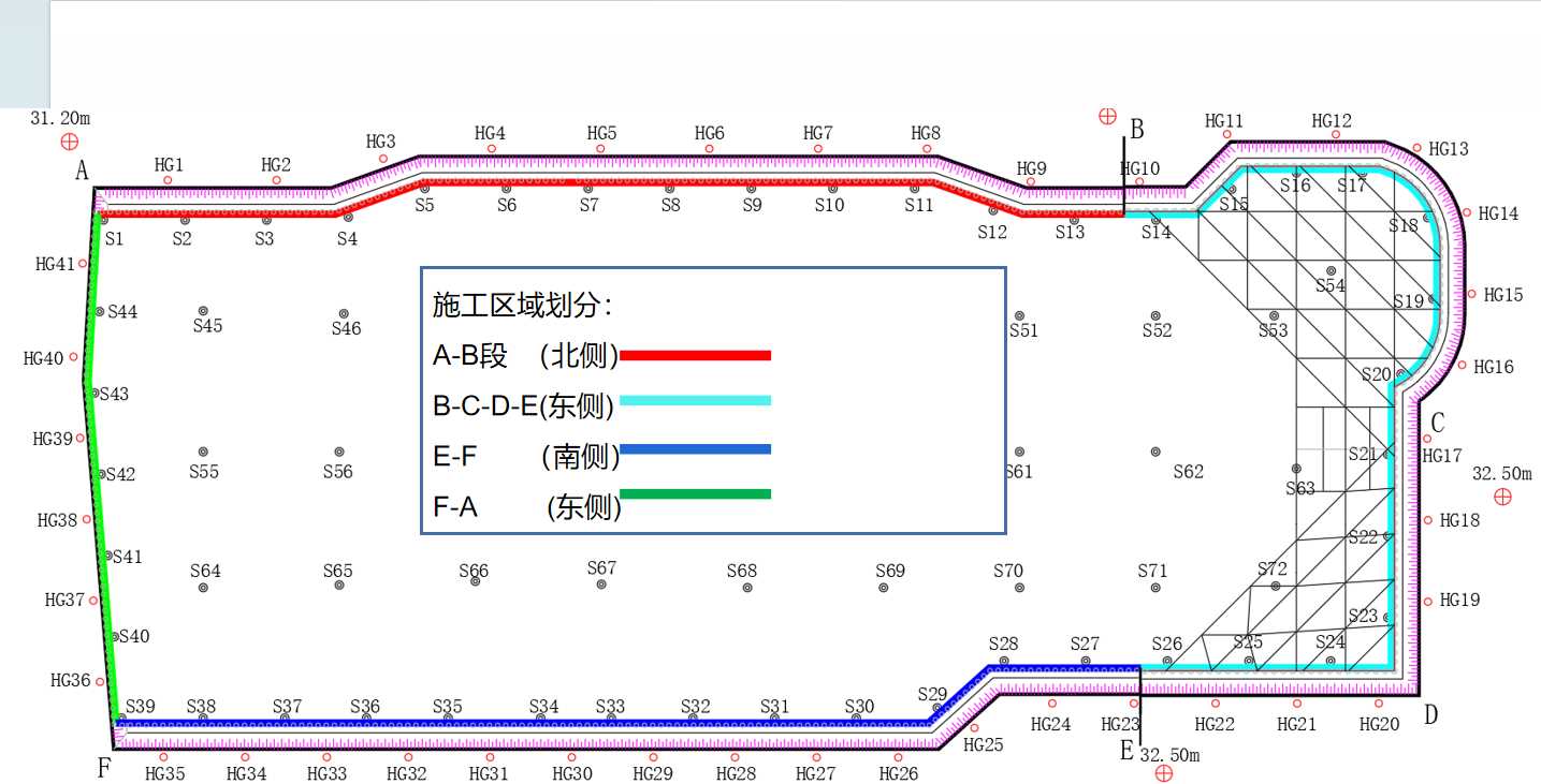淮南八公山区基坑支护设计